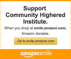 Amazon Smile Image and Link to Support Community HigherEd